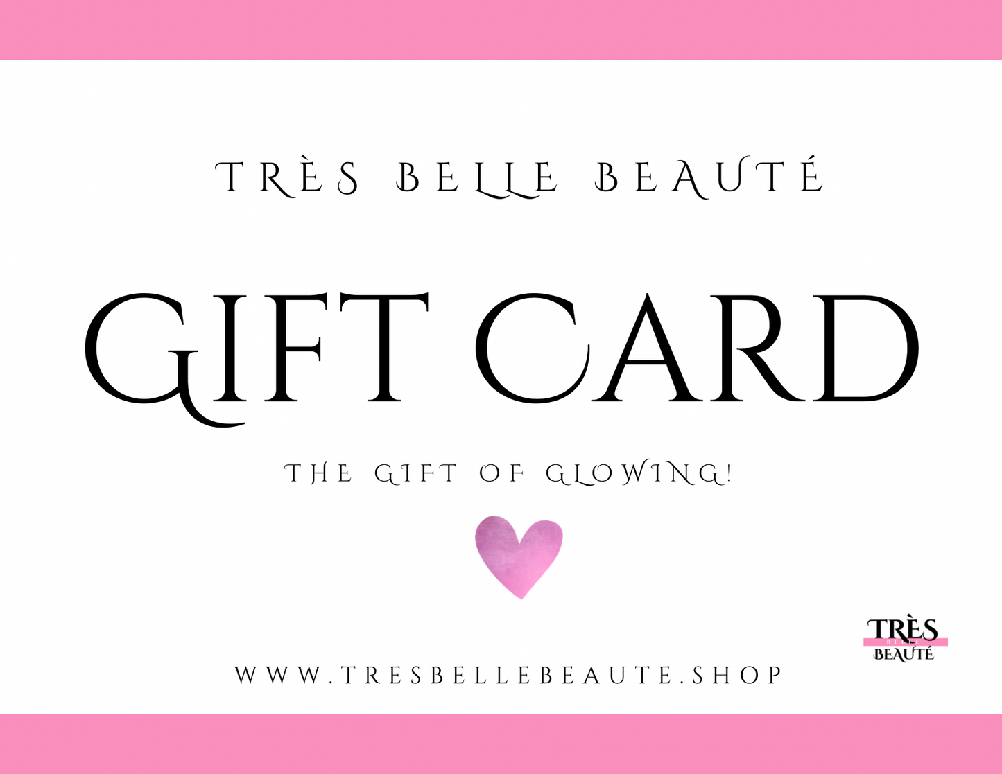 Très Belle Beauté Gift Card