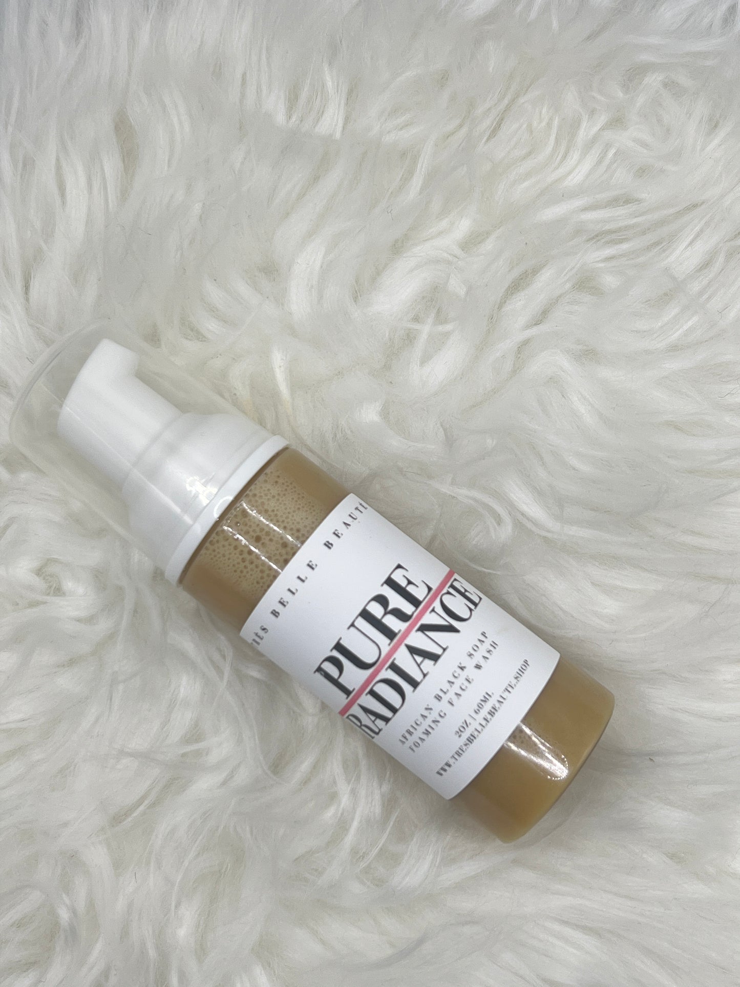 Pure Radiance Foaming Face Wash (African Black Soap)